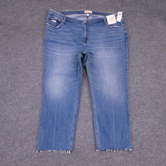Abercrombie & Fitch Denim - NWT Abercrombie Fitch Ankle Straight Ultra High Rise Jean Sz 24R (48x27) Stretch